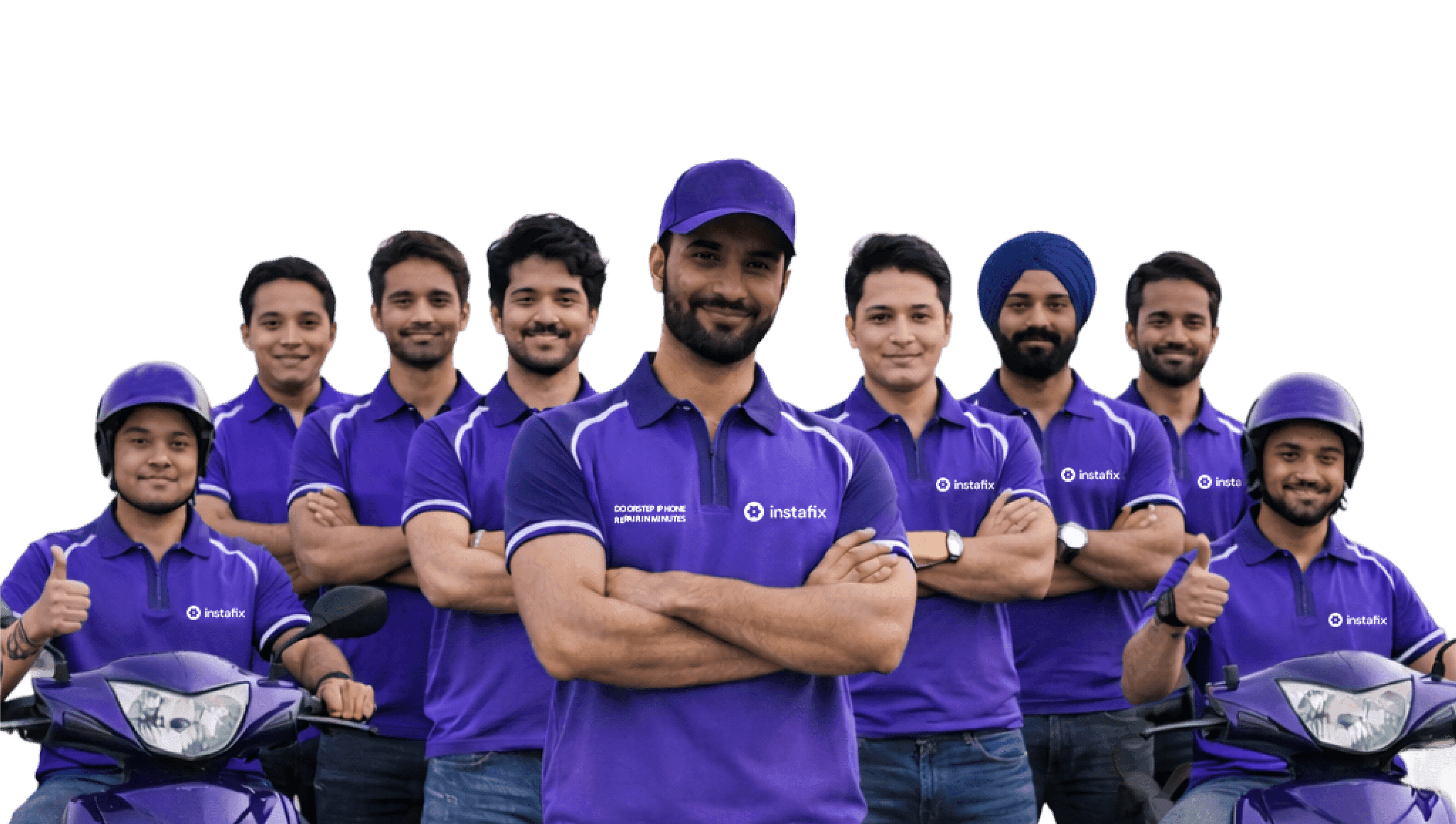 The Instafix technician team