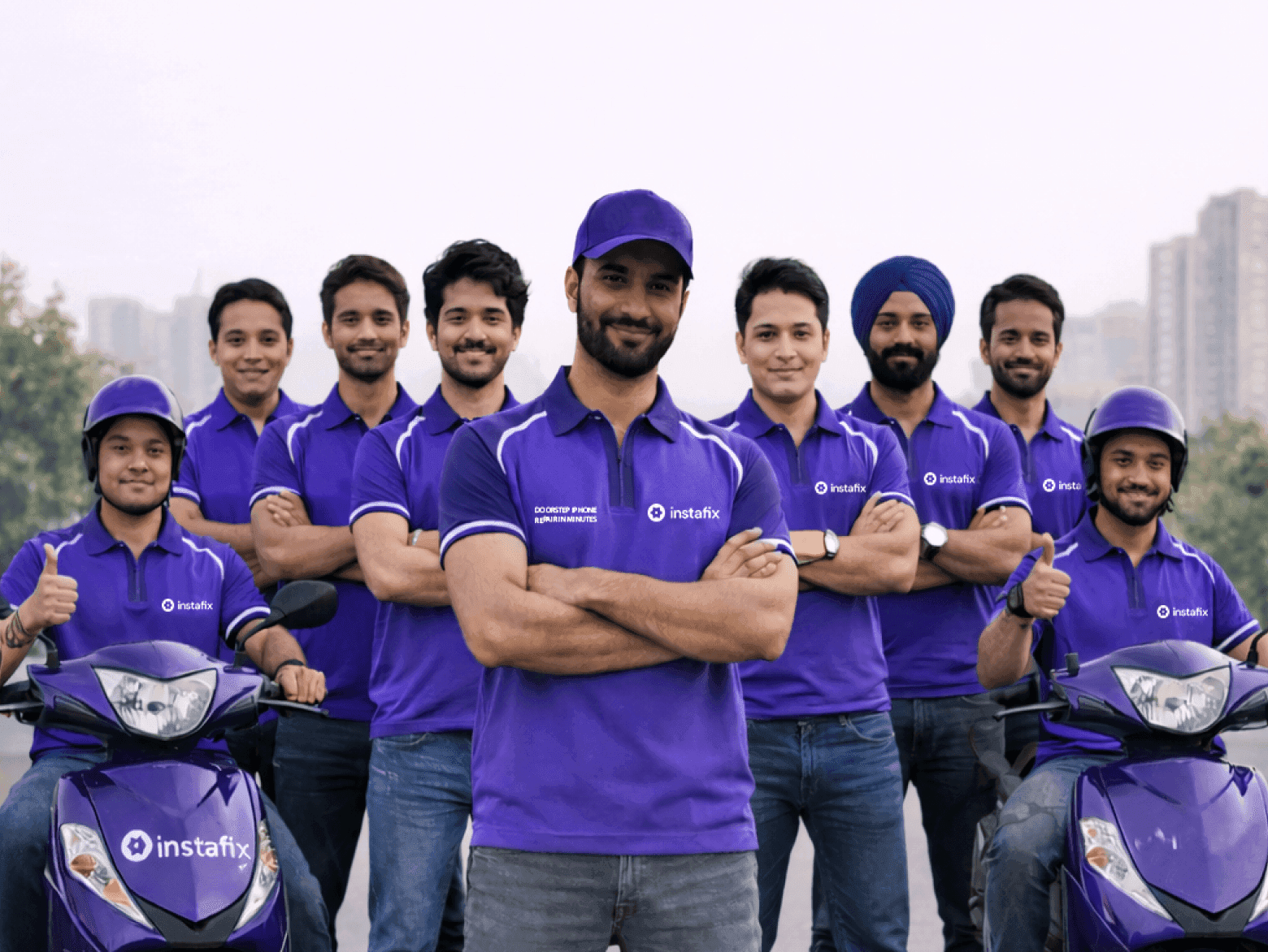 The Instafix technician team